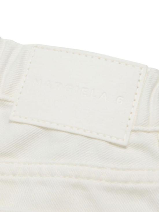  [키즈] MM6 메종마르지엘라 쇼츠/버뮤다 키즈 Mm6 메종 마르지엘라 Mm6p113u  화이트 - MM6 MAISON MARGIELA