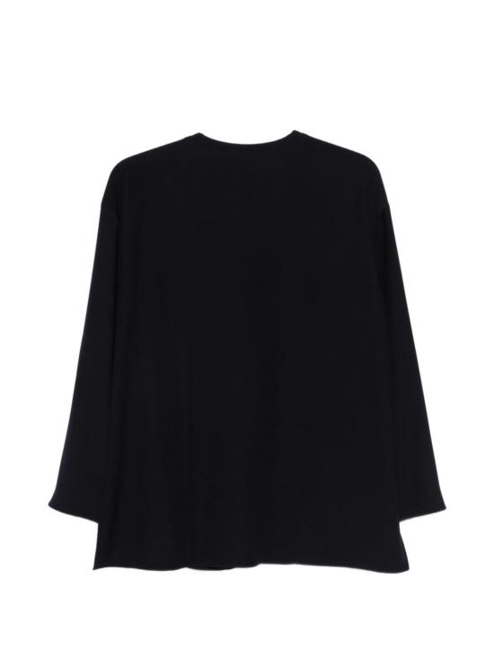  엠포리오 아르마니 긴팔 티셔츠 셔츠 블루 - EMPORIO ARMANI