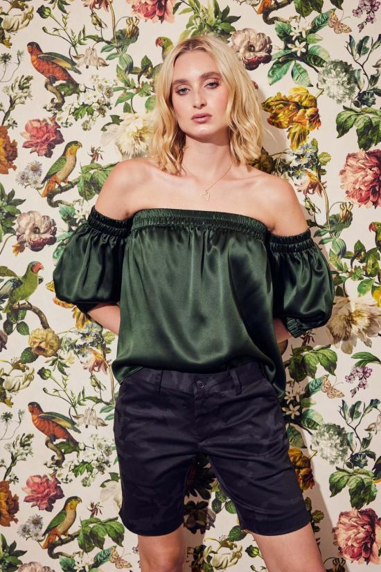  Lindsay Nicholas New York 숏팬츠 린지 니콜라스 뉴욕 엘리자베스 쇼트 블랙 카모 - OTHER BRANDS