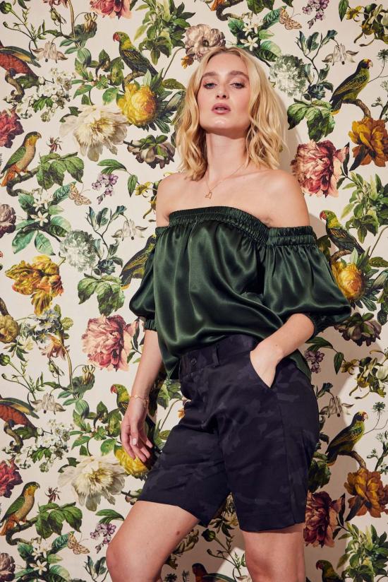  Lindsay Nicholas New York 숏팬츠 린지 니콜라스 뉴욕 엘리자베스 쇼트 블랙 카모