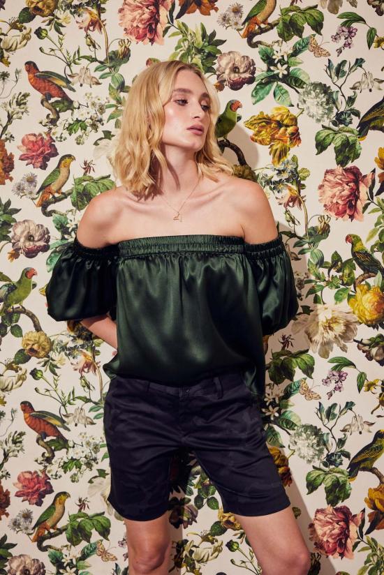  Lindsay Nicholas New York 숏팬츠 린지 니콜라스 뉴욕 엘리자베스 쇼트 블랙 카모 - OTHER BRANDS