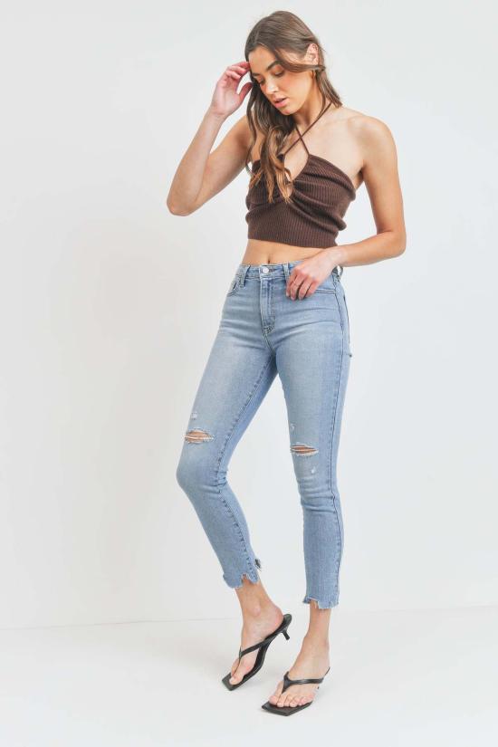  저스트 블랙 데님 데님 팬츠 리미트리스 스키니 - JUST BLACK DENIM