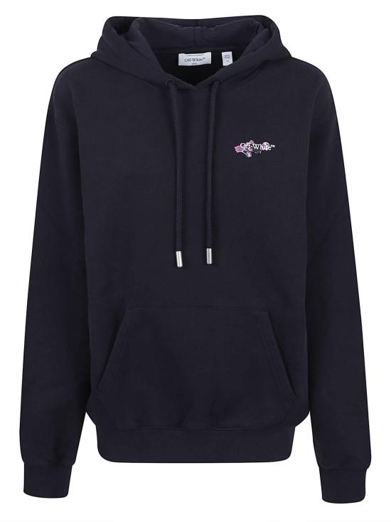  오프화이트 스웨터 오프 화이트 드립 워터컬러 애로우 레그 호 나이트 스카이 스웨트셔츠