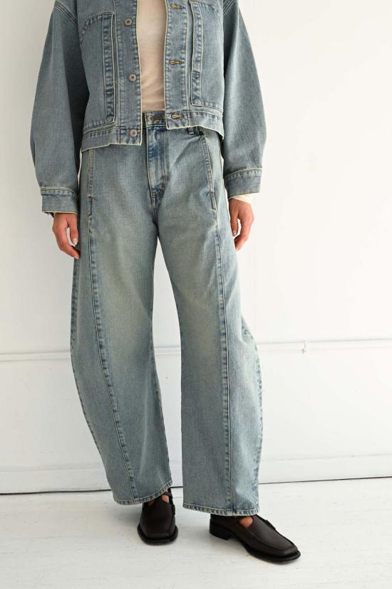  사야카 다비스 뉴욕 데님 팬츠 사야카 데이비스 뉴욕 배럴 데님 - SAYAKA DAVIS NEW YORK