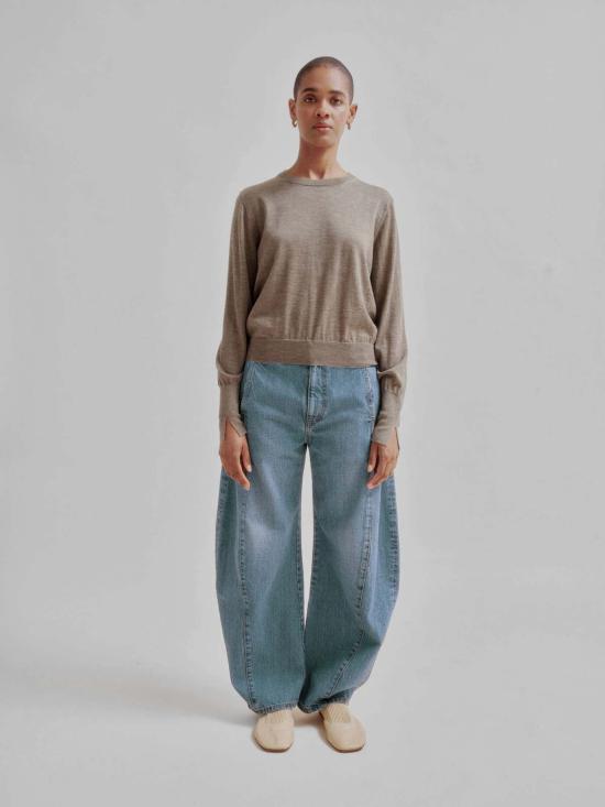  사야카 다비스 뉴욕 데님 팬츠 사야카 데이비스 뉴욕 배럴 데님 - SAYAKA DAVIS NEW YORK