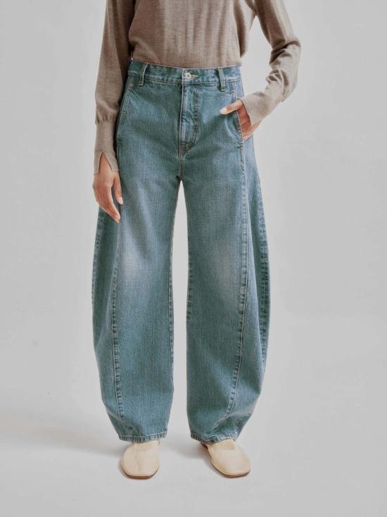  사야카 다비스 뉴욕 데님 팬츠 사야카 데이비스 뉴욕 배럴 데님