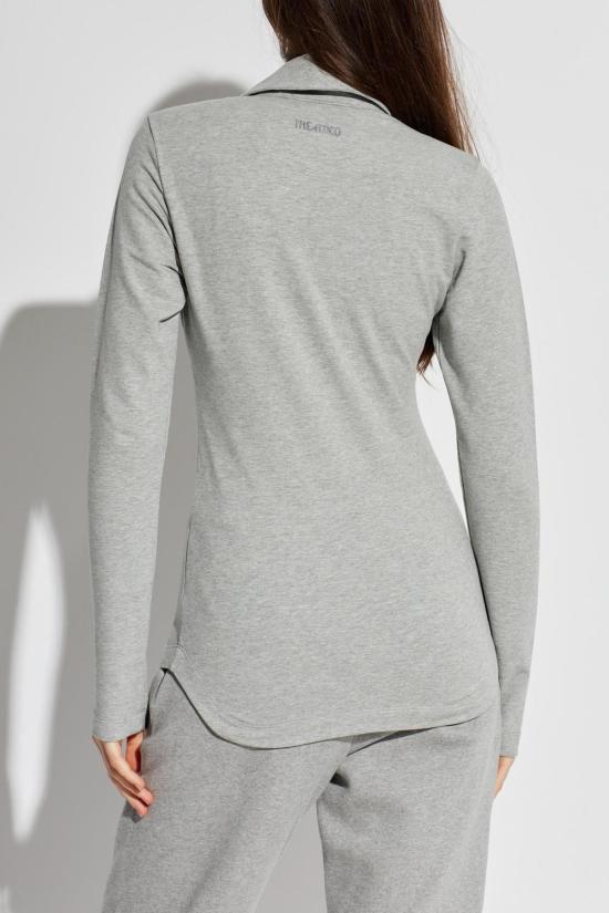  디 아티코 긴팔 티셔츠 아티코 긴팔 폴로 셔츠 그레이 - THE ATTICO