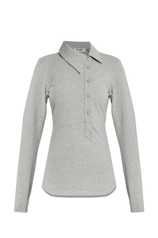  디 아티코 긴팔 티셔츠 아티코 긴팔 폴로 셔츠 그레이