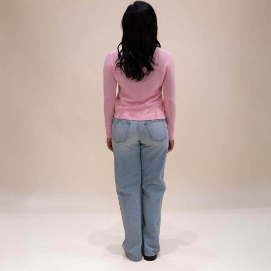  얼루드 가디건 알루드 크루넥  스트로베리 - ALLUDE