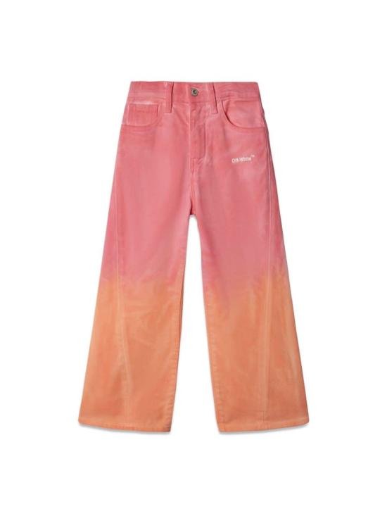  [키즈] 오프화이트 트레이닝/조거 팬츠 키즈  와이드 레그  멀티컬러