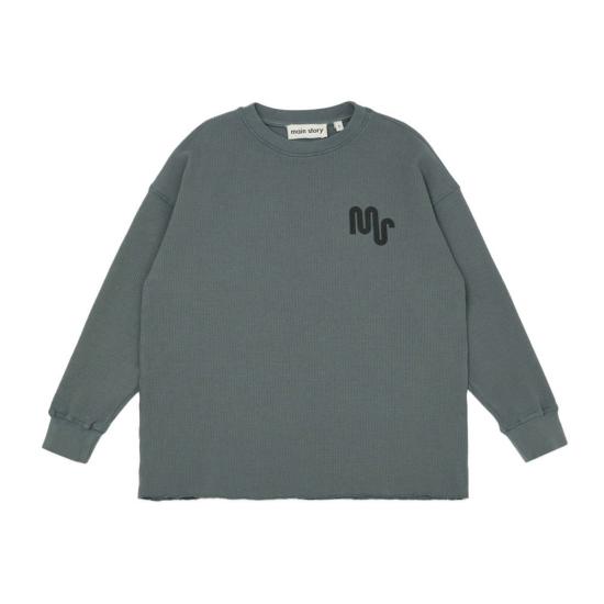  [키즈] Main Story 트레이닝 상의 키즈 메인 스토리 와플 티 퓨터