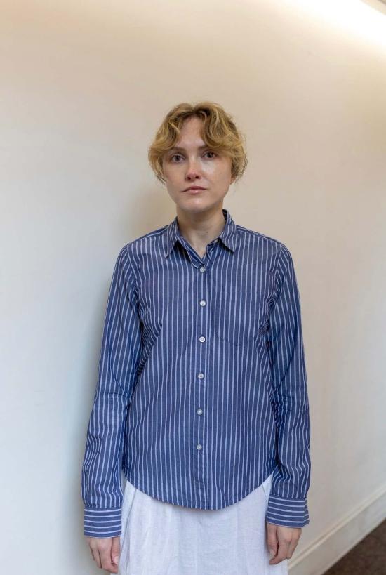  Steven Alan 셔츠 스티븐 앨런 리버스 심 셔츠