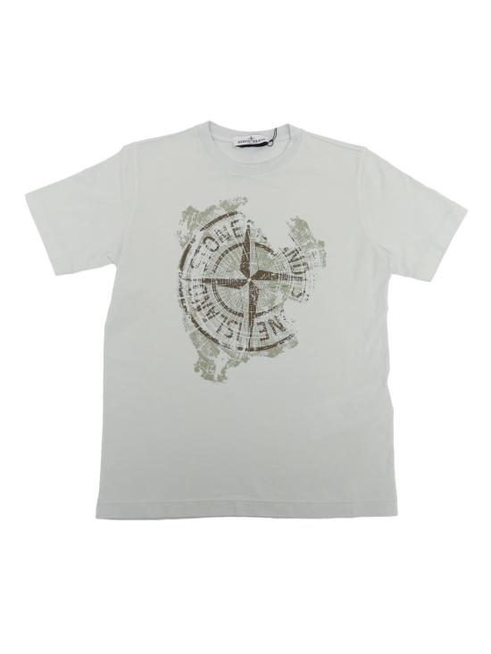  [키즈] 스톤 아일랜드 탑 키즈  티셔츠 그레이