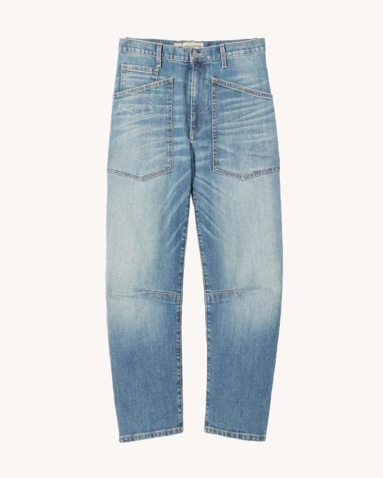  닐리로탄 데님 팬츠 Nili Lotan Shon Jean 서머 워시 - NILI LOTAN