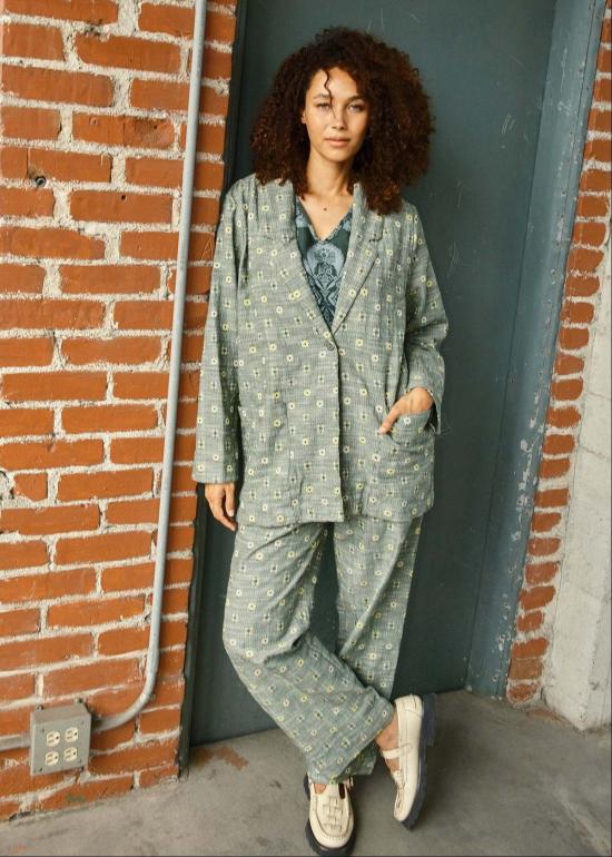  에이스 앤 지그 수트 자켓 에이스 & 지그 브릭스 블레이저 - ACE & JIG