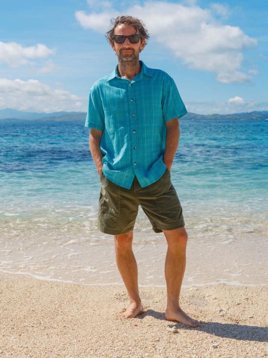  Mollusk 반팔 셔츠 연체동물 여름 창문 셔츠 - OTHER BRANDS