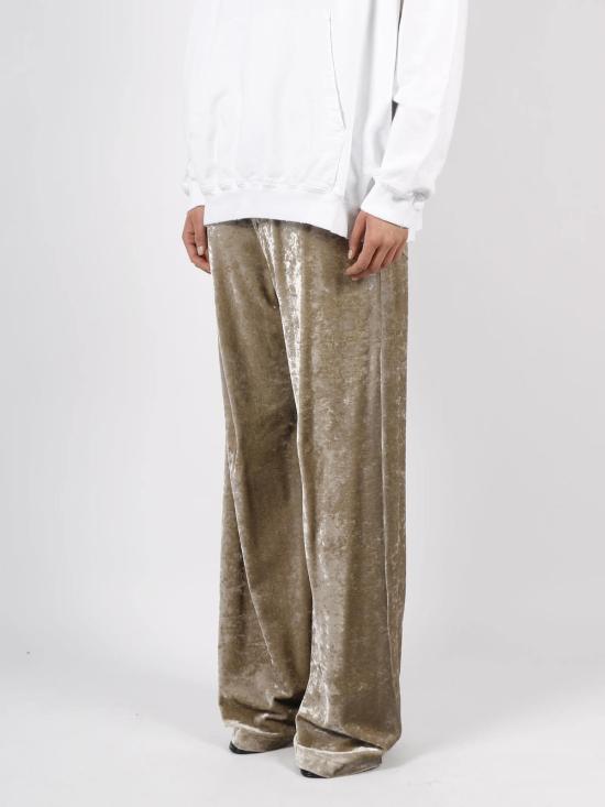  발렌시아가 스트레이트 팬츠 스트레치 팬츠 누드 & 뉴트럴 - BALENCIAGA