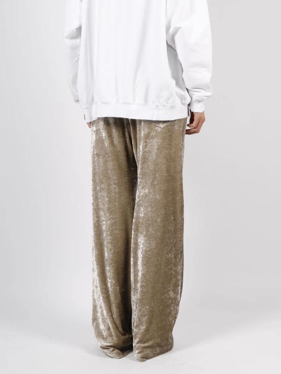  발렌시아가 스트레이트 팬츠 스트레치 팬츠 누드 & 뉴트럴 - BALENCIAGA