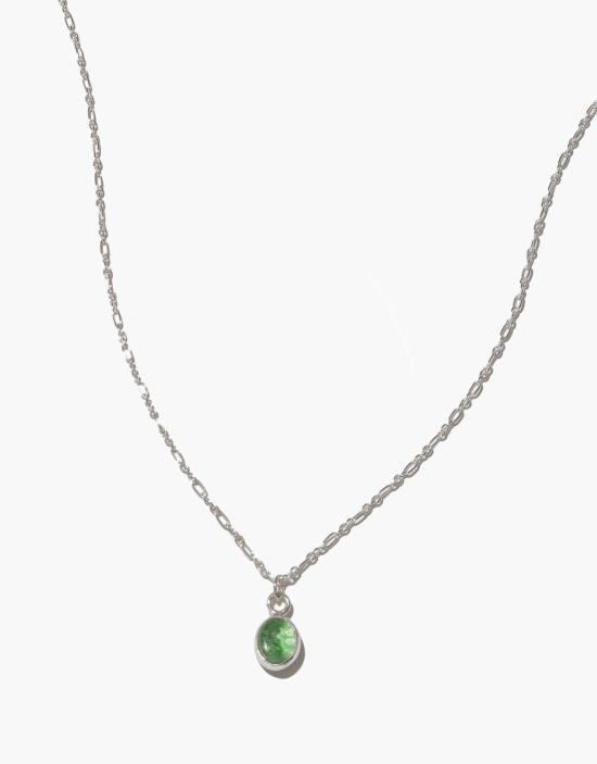  클레드 목걸이/팬던트 타원형 참 목걸이 금/은 - CLED