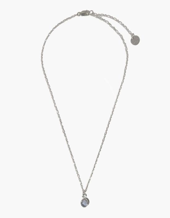  클레드 목걸이/팬던트 타원형 참 목걸이 금/은 - CLED