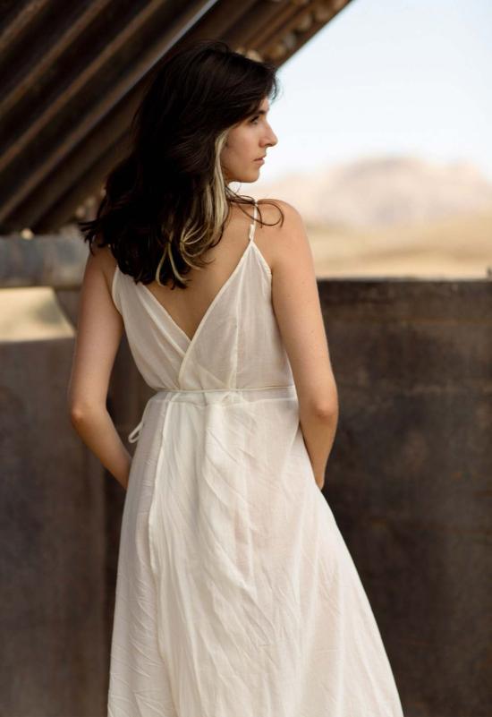  루 샤르망 롱 원피스 발레 랩 드레스 - LOUP CHARMANT