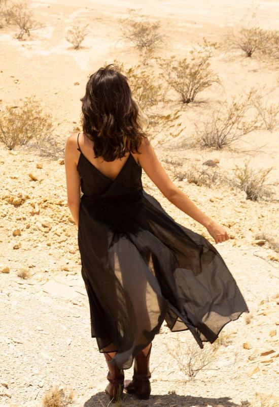  루 샤르망 롱 원피스 발레 랩 드레스 - LOUP CHARMANT