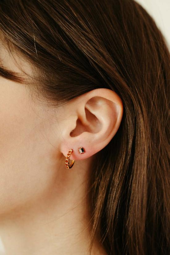  시에라 윈터 주얼리 이어링 카르마 후프  시트린 - SIERRA WINTER JEWELRY