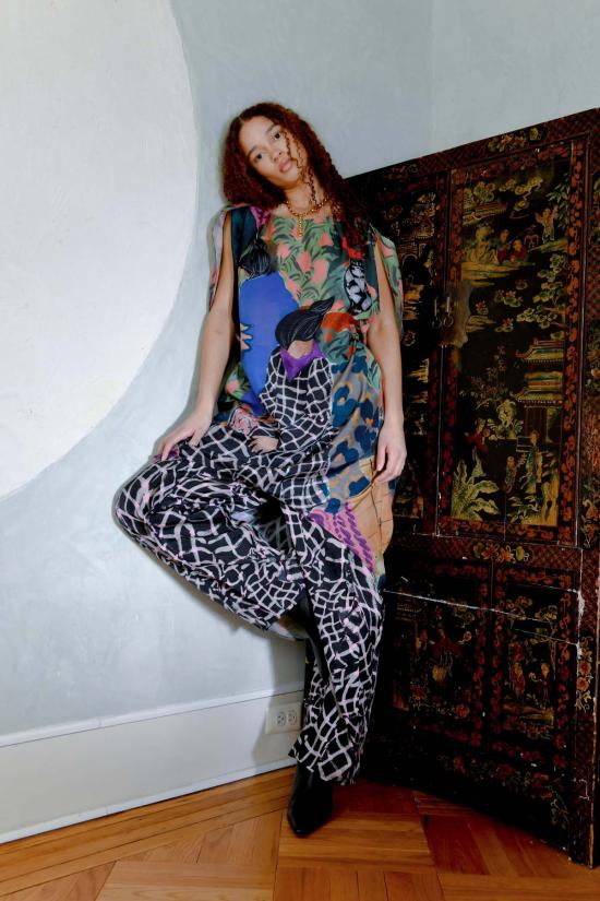  Untitled in Motion 스트레이트 팬츠 제목 없음 움직임과 바지 주름 - OTHER BRANDS