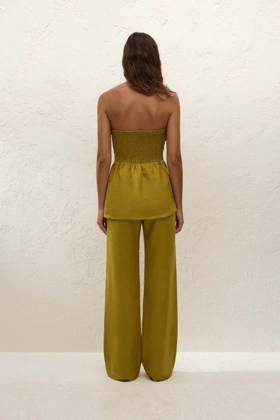  페이스풀더브랜드 스트레이트 팬츠 페이스풀 더 브랜드 일라이드 팬츠 올리브 - FAITHFULL THE BRAND