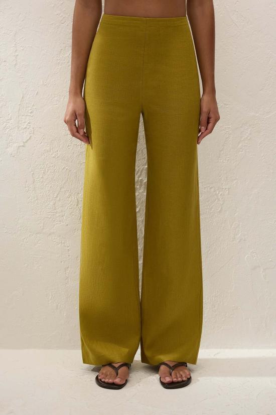  페이스풀더브랜드 스트레이트 팬츠 페이스풀 더 브랜드 일라이드 팬츠 올리브 - FAITHFULL THE BRAND