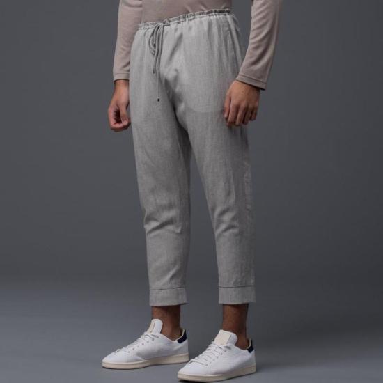  Deveaux 트레이닝/조거 팬츠 데보 울 레저 팬츠 그레이 - OTHER BRANDS