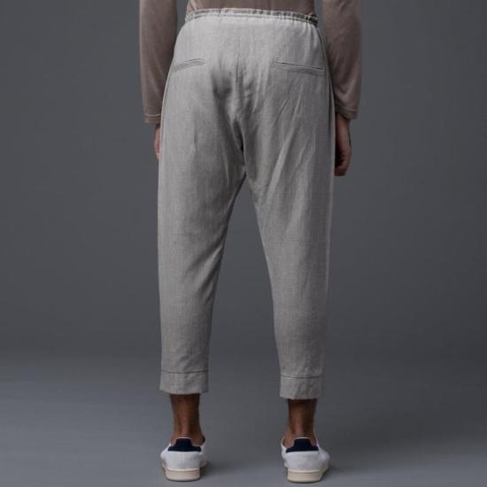  Deveaux 트레이닝/조거 팬츠 데보 울 레저 팬츠 그레이 - OTHER BRANDS