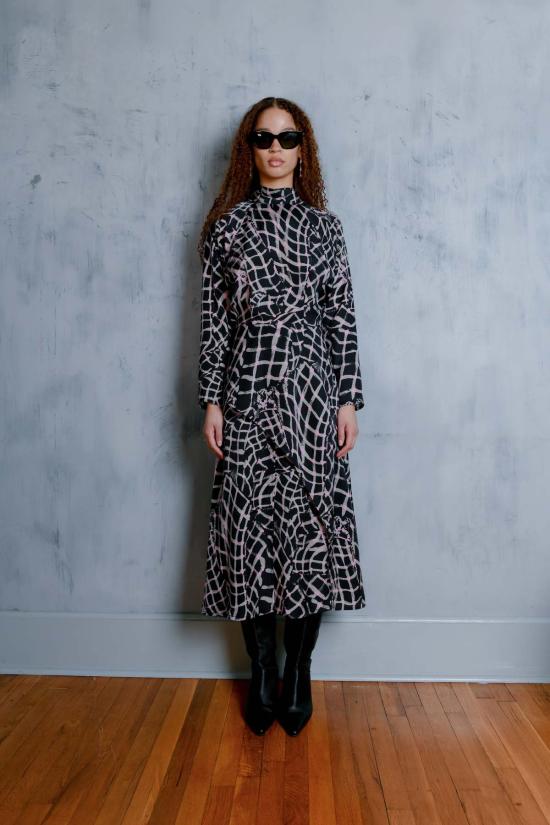  Untitled in Motion 롱 원피스 무제 움직임 완전한 드레스 - UNTITLED IN MOTION