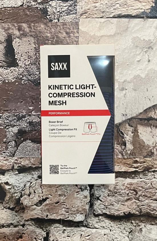  Saxx 팬티 Kinetic Light 컴프레션 메쉬 복서 브리프