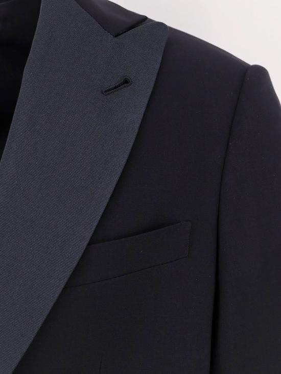  조르지오 아르마니 수트 자켓 소호 버진 울 턱시도 수트 블루 - GIORGIO ARMANI