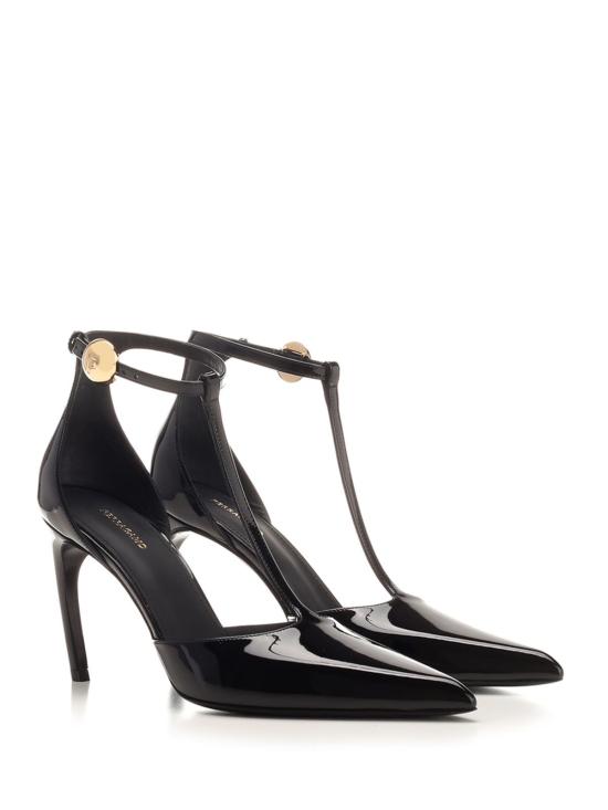  살바토레 페라가모 힐/펌프스 페라가모 T 스트랩 샌들 네로 - SALVATORE FERRAGAMO