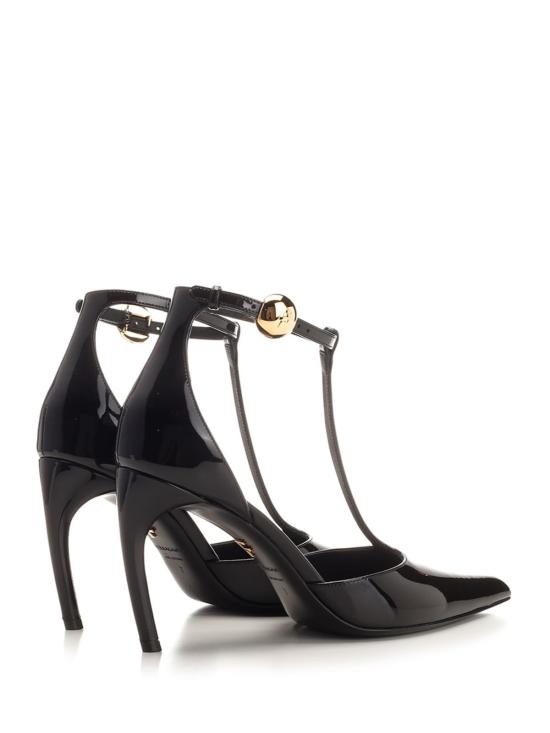  살바토레 페라가모 힐/펌프스 페라가모 T 스트랩 샌들 네로 - SALVATORE FERRAGAMO