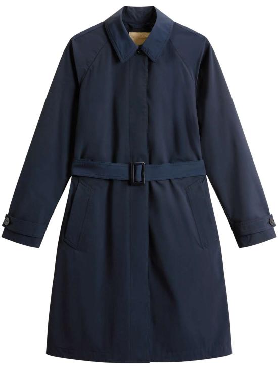  울리치 트렌치 코트 여름  멜튼 블루