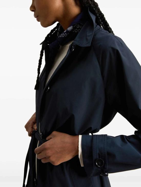  울리치 트렌치 코트 여름  멜튼 블루 - WOOLRICH