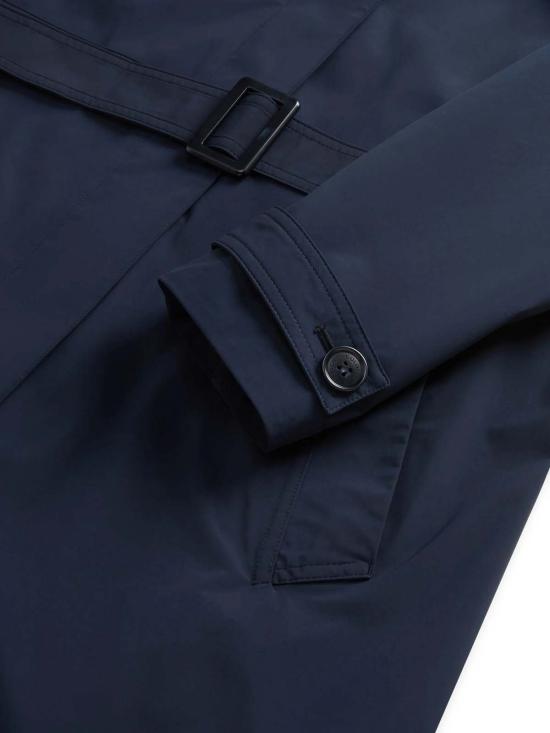 울리치 트렌치 코트 여름  멜튼 블루 - WOOLRICH