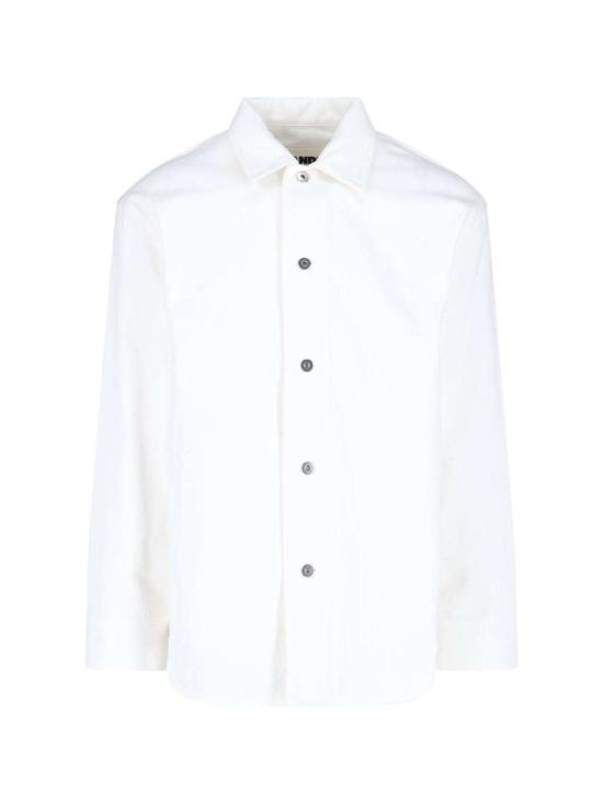  질샌더 데님 자켓 질 샌더 데님 셔츠 재킷 화이트