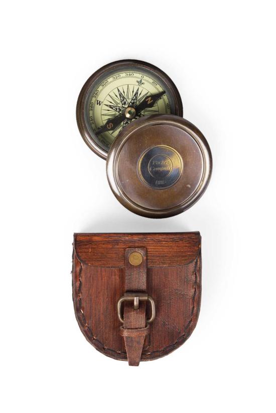  Ten Thousand Villages 가죽소품 만 개의 마을 방랑자의 나침반 - OTHER BRANDS