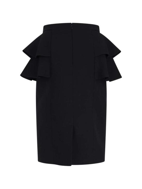  발렌티노 가라바니 미디 스커트 발렌티노 버진 울 & 실크  블랙 - VALENTINO GARAVANI