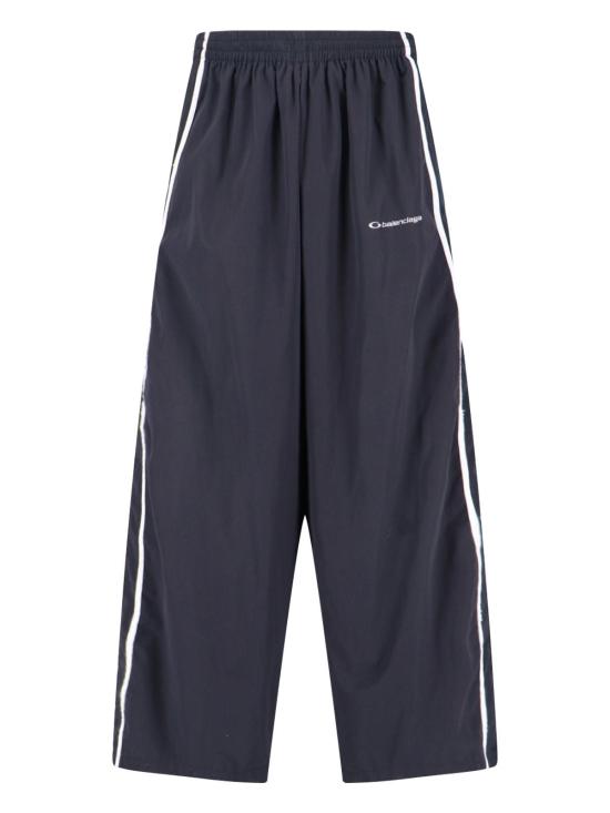  발렌시아가 트레이닝/조거 팬츠 팬츠 트랙수트 50/50 팬츠 워시드 블랙