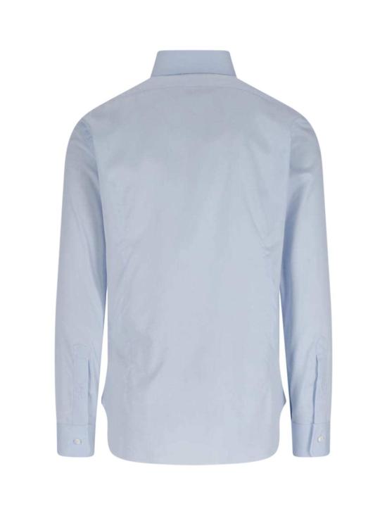  발바 긴팔 셔츠 바르바 나폴리 클래식 셔츠 라이트 블루 - BARBA