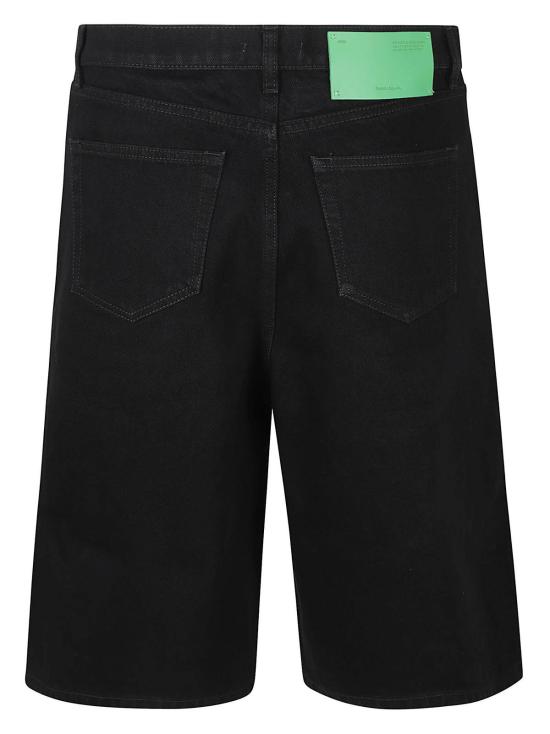  오프화이트 데님 팬츠 데님 버뮤다 쇼츠 블랙/블루 - OFF WHITE