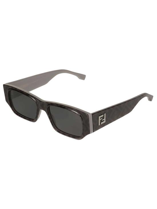  펜디 안경 직사각형 클래식 선글라스 그레이 - FENDI