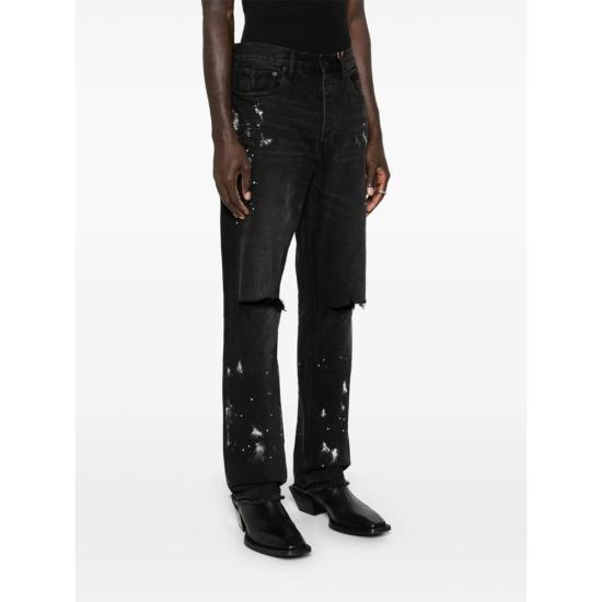  퍼플 브랜드 데님 팬츠 보라색 청바지 검정색 - PURPLE BRAND