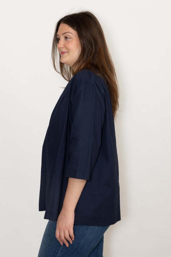  루오한 데님 자켓 Ruohan Roti 오픈 재킷 데님 - RUOHAN