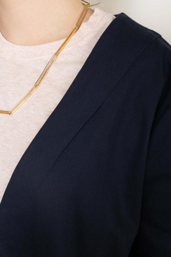  루오한 데님 자켓 Ruohan Roti 오픈 재킷 데님 - RUOHAN